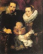 Dyck, Anthony van Family Portrait Spain oil painting reproduction